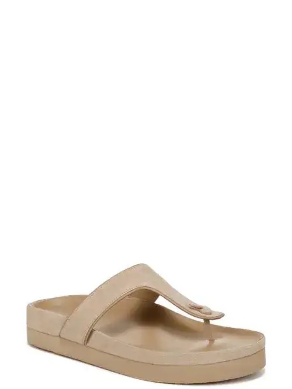 Vince Frankie Beige Platform Thong Sandal Size 7